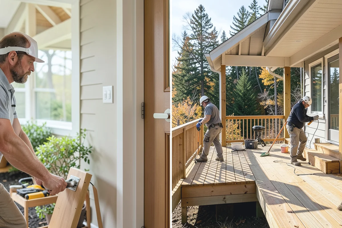 Screen Room Construction in Coupeville, Island County, WA - Design the screen room over your porch or patio