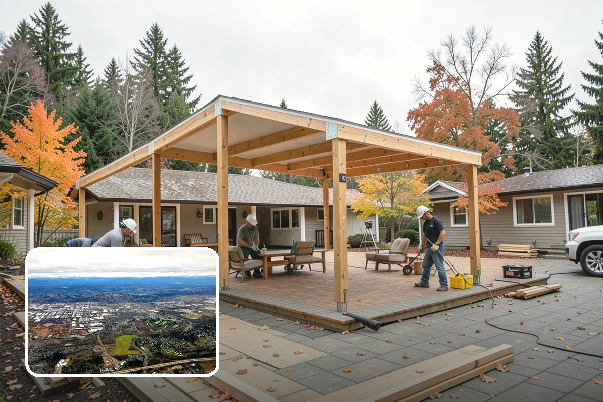Screen Room Construction in Kent, King County, WA - Bug-free enjoyment of fresh outdoor air