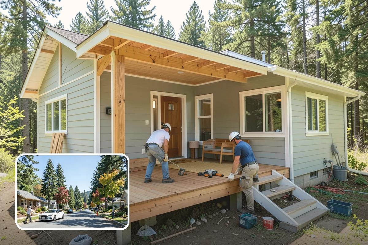 Screen Room Construction in Orting, Pierce County, WA - Bug-free enjoyment of fresh outdoor air
