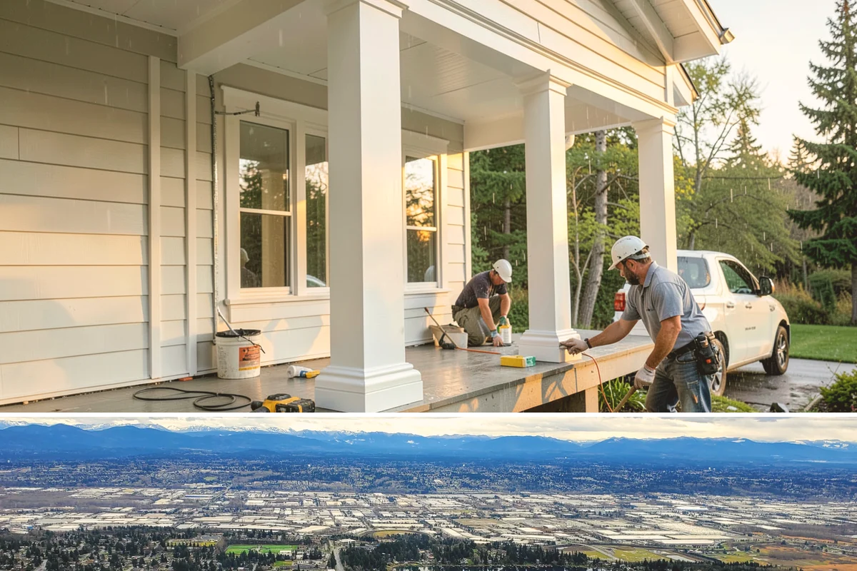 Screen Room Construction in SeaTac, King County, WA - We build screen rooms in late spring so they are ready for the bug-heavy summer evenings.