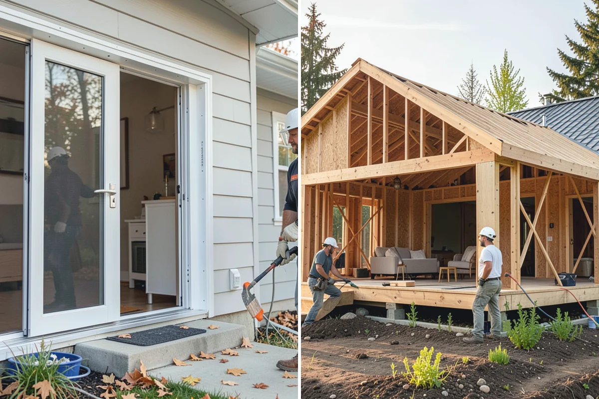 Screen Room Construction in Sumner, Pierce County, WA - Design the screen room over your porch or patio