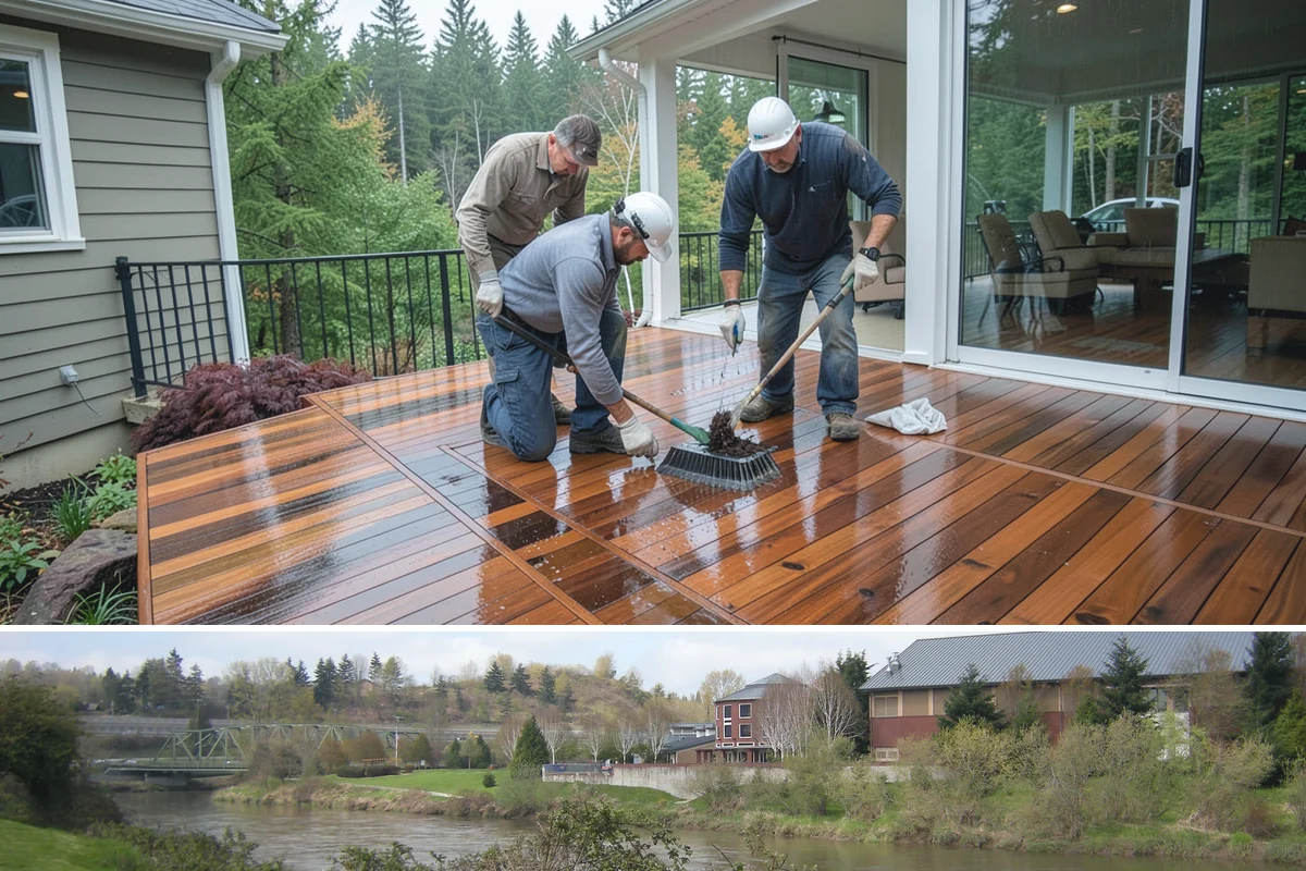 Screen Room Construction in Tukwila, King County, WA - We build screen rooms in late spring so they are ready for the bug-heavy summer evenings.
