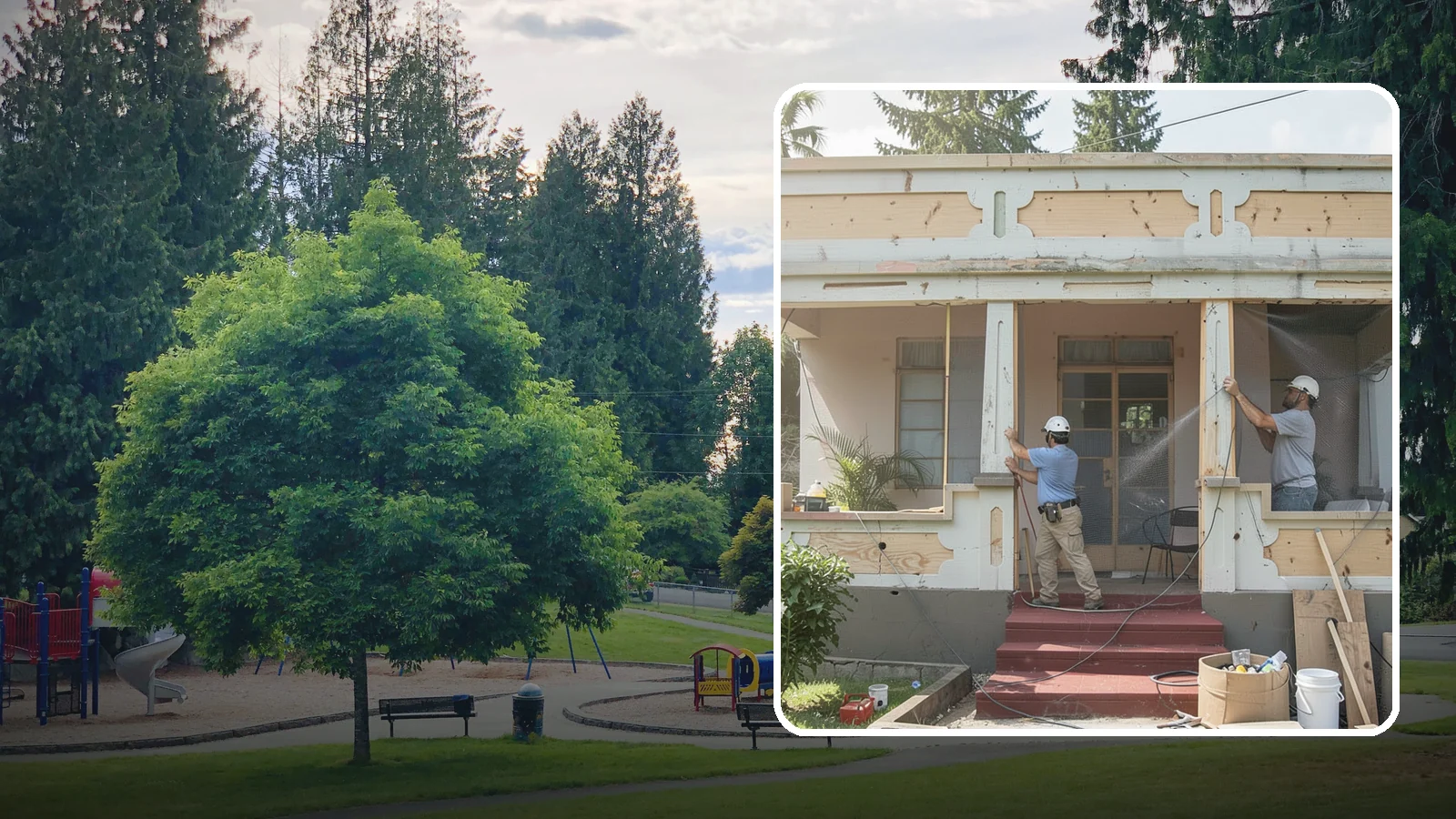 Screened Porch Construction in Bonney Lake, Pierce County, WA - Screened porch construction that lets you enjoy fresh air while keeping insects and debris out.