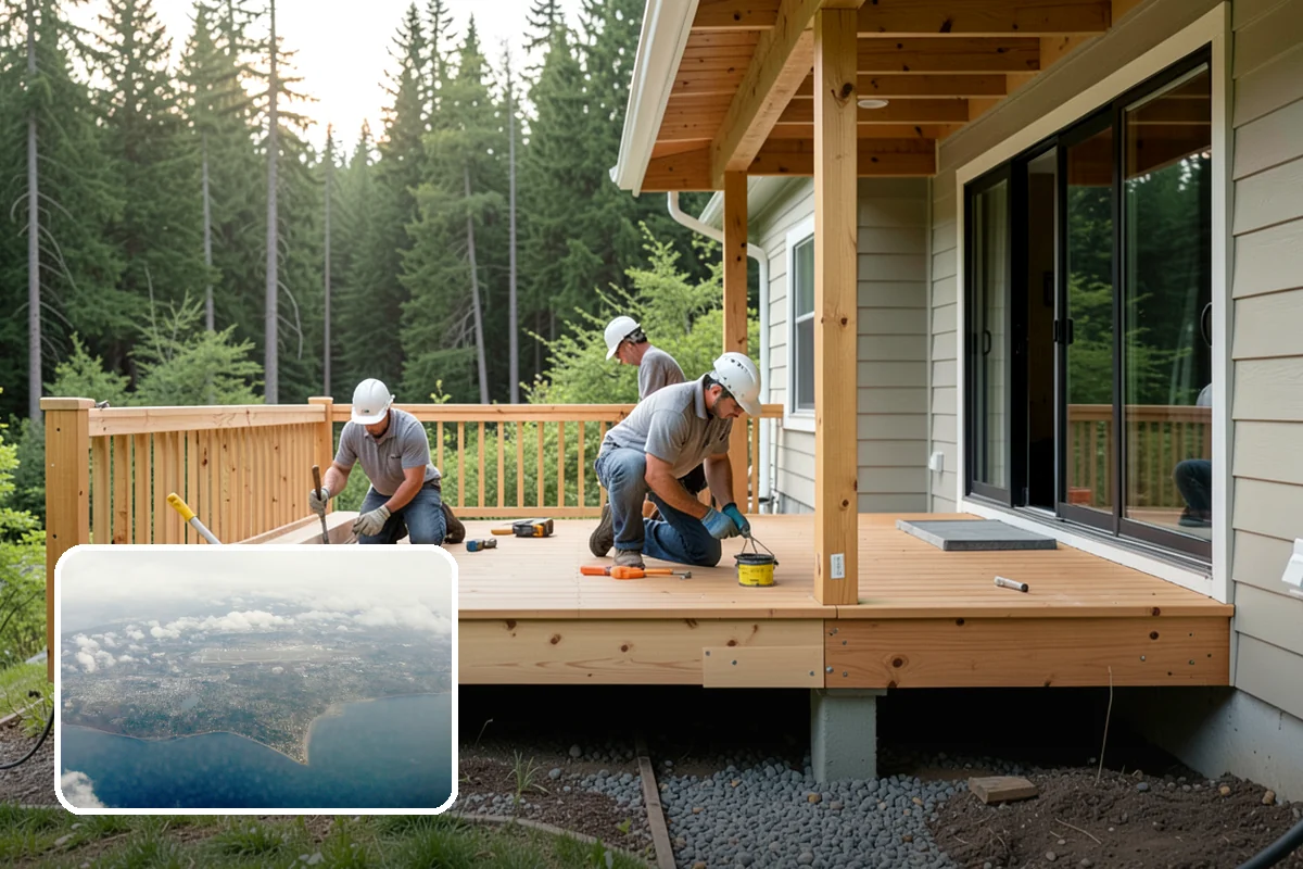 Screened Porch Construction in Burien, King County, WA - Enjoy fresh air without insects or debris