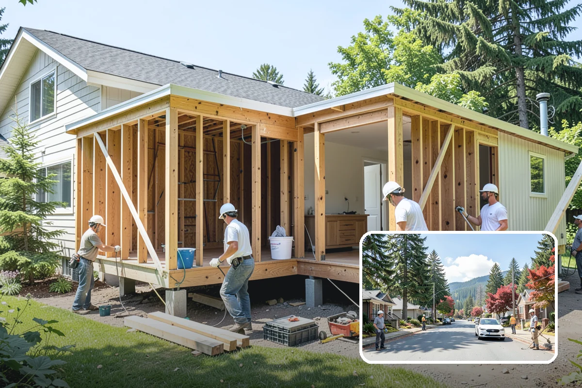 Screened Porch Construction in Hunts Point, King County, WA - Enjoy fresh air without insects or debris