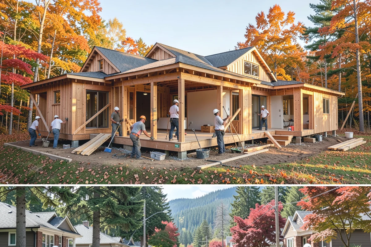Screened Porch Construction in Hunts Point, King County, WA - Building in late spring means your screened porch is ready for bug-free enjoyment all summer long.