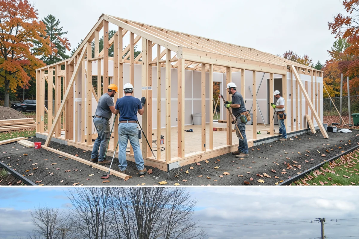 Screened Porch Construction in Langley, Island County, WA - Building in late spring means your screened porch is ready for bug-free enjoyment all summer long.