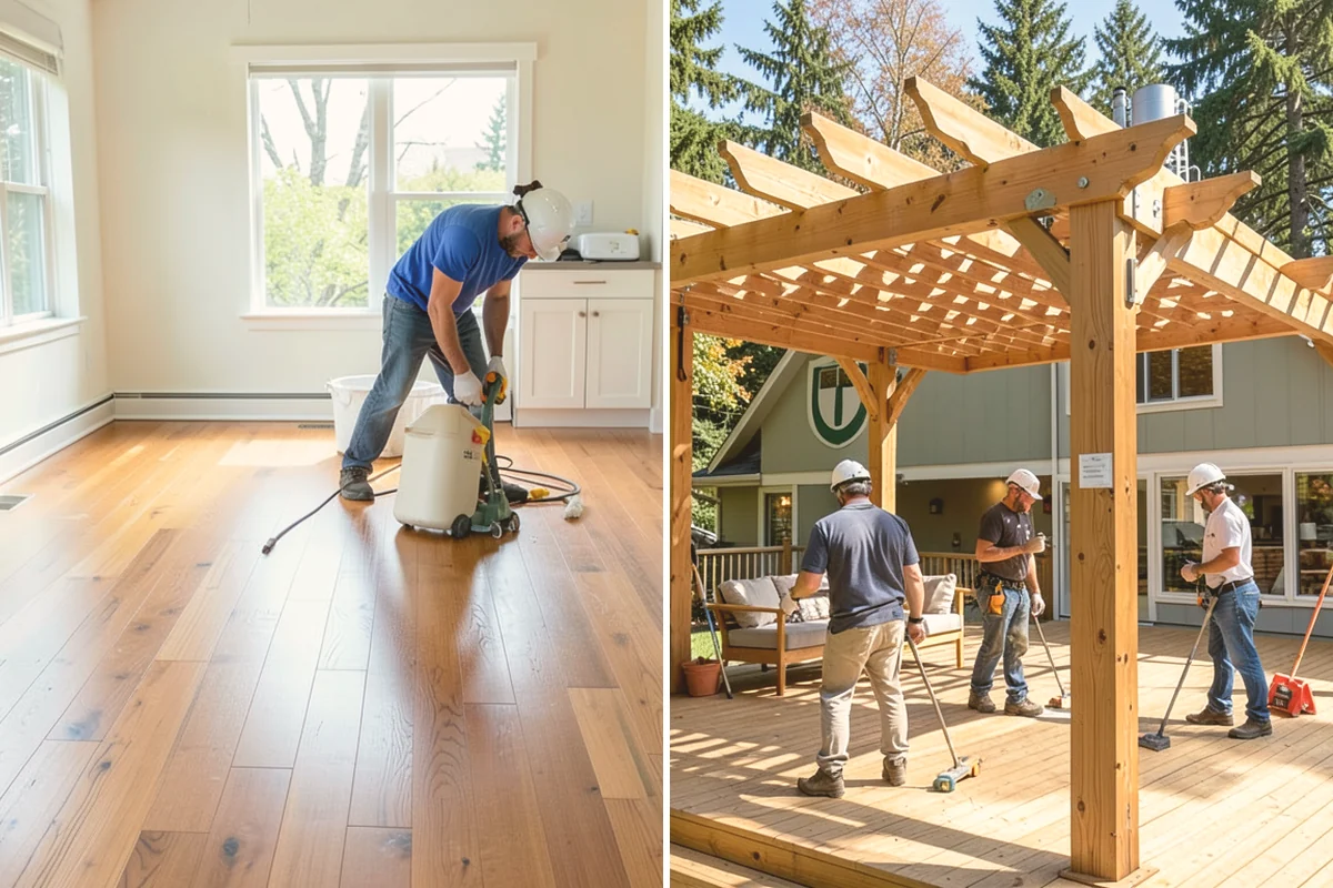 Screened Porch Construction in Milton, King County, WA - Design the screened space and roof structure