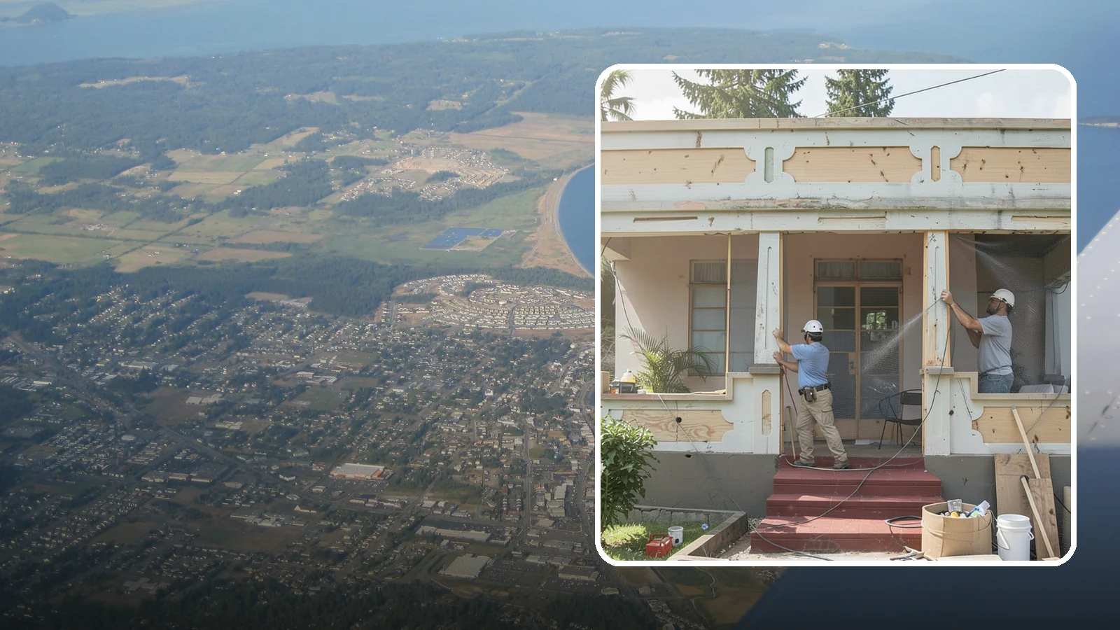 Screened Porch Construction in Oak Harbor, Island County, WA - Screened porch construction that lets you enjoy fresh air while keeping insects and debris out.