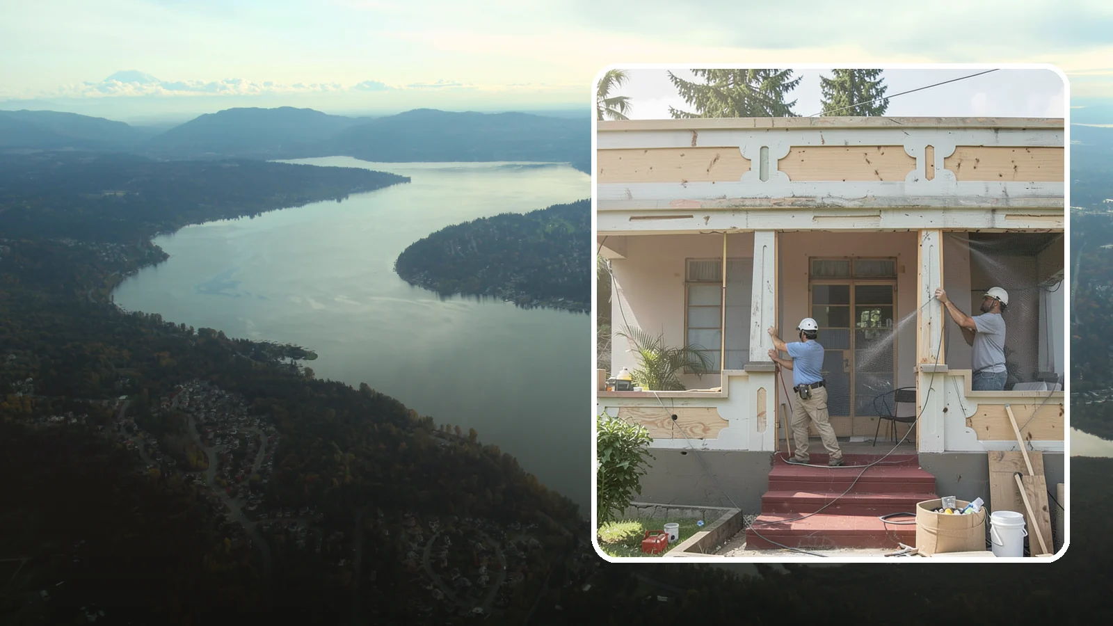 Screened Porch Construction in Sammamish, King County, WA - Screened porch construction that lets you enjoy fresh air while keeping insects and debris out.