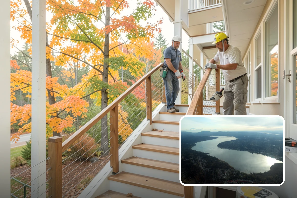 Screened Porch Construction in Sammamish, King County, WA - Enjoy fresh air without insects or debris