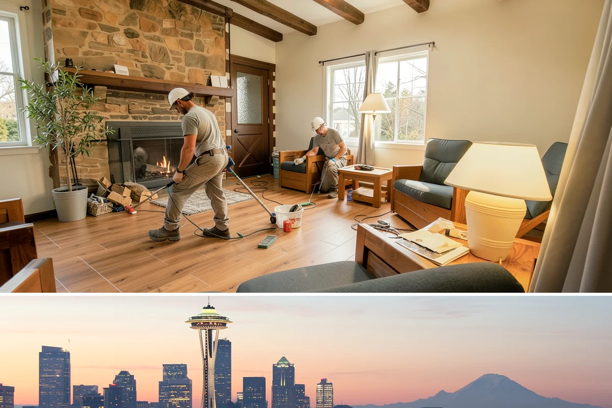 Screened Porch Construction in Seattle, King County, WA - Building in late spring means your screened porch is ready for bug-free enjoyment all summer long.