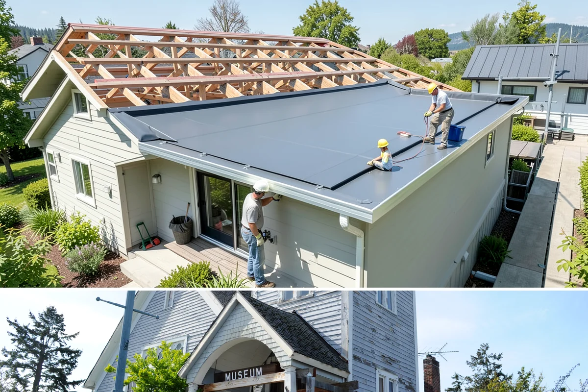 Screened Porch Construction in Steilacoom, Pierce County, WA - Building in late spring means your screened porch is ready for bug-free enjoyment all summer long.