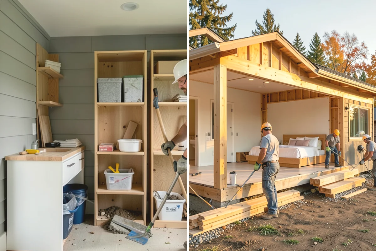 Screened Porch Construction in University Place, Pierce County, WA - Design the screened space and roof structure