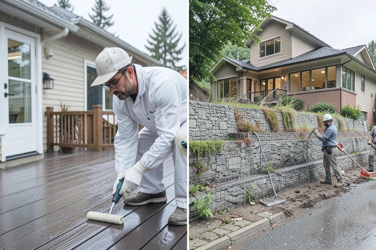 Screened Porch Construction in Woodinville, King County, WA - Design the screened space and roof structure