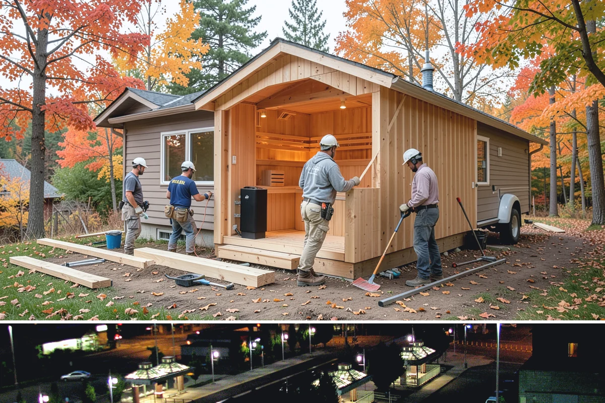 Scullery Construction in Auburn, King County, WA - A scullery build involving utilities is best scheduled in drier months alongside a broader project.