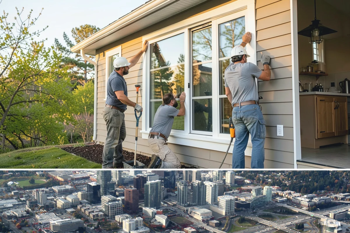 Scullery Construction in Bellevue, King County, WA - A scullery build involving utilities is best scheduled in drier months alongside a broader project.