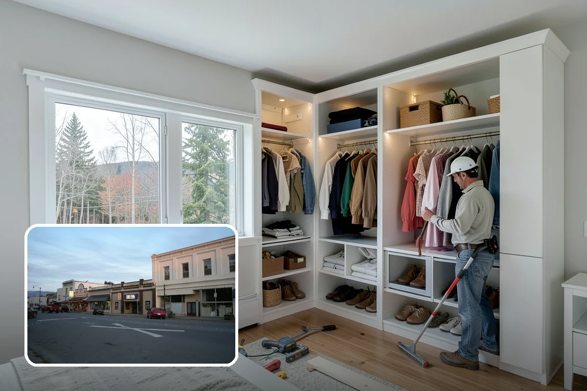 Scullery Construction in Burlington, Skagit County, WA - Messy prep and cleanup kept out of sight