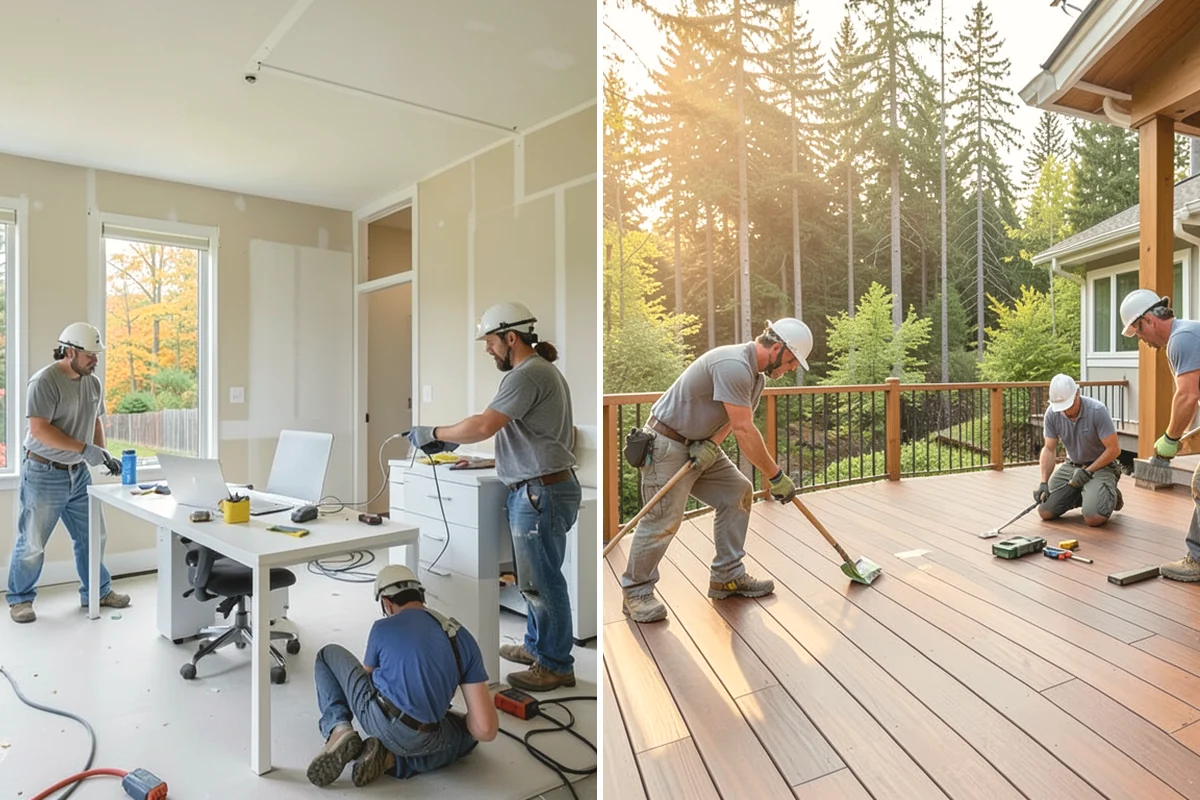 Scullery Construction in Burlington, Skagit County, WA - Plan the scullery layout and utilities