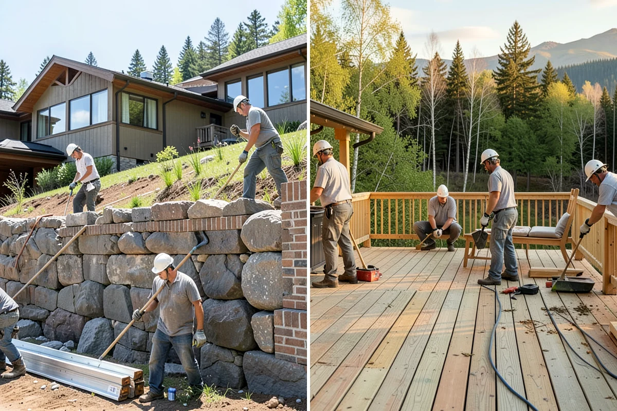 Scullery Construction in Clyde Hill, King County, WA - Plan the scullery layout and utilities