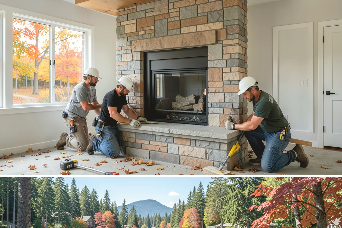 Scullery Construction in Covington, King County, WA - A scullery build involving utilities is best scheduled in drier months alongside a broader project.