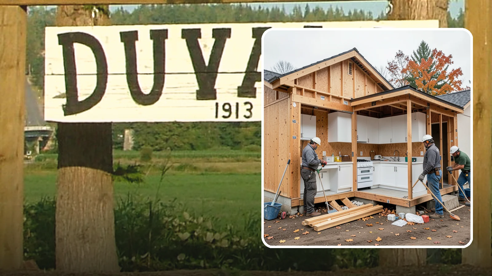 Scullery Construction in Duvall, King County, WA - Building a scullery or back kitchen to handle prep, cleanup, and mess out of sight of the main kitchen.
