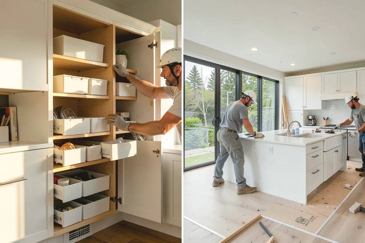 Scullery Construction in Edgewood, Pierce County, WA - Plan the scullery layout and utilities