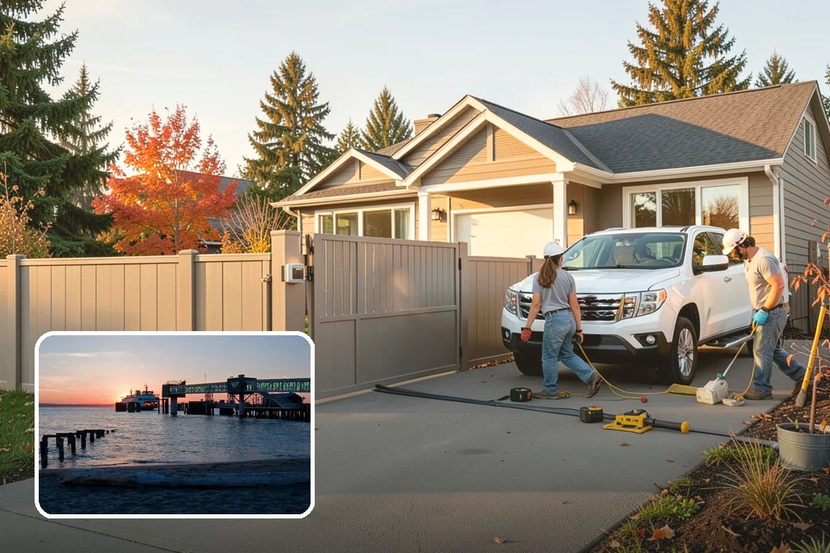 Scullery Construction in Edmonds, Snohomish County, WA - Messy prep and cleanup kept out of sight