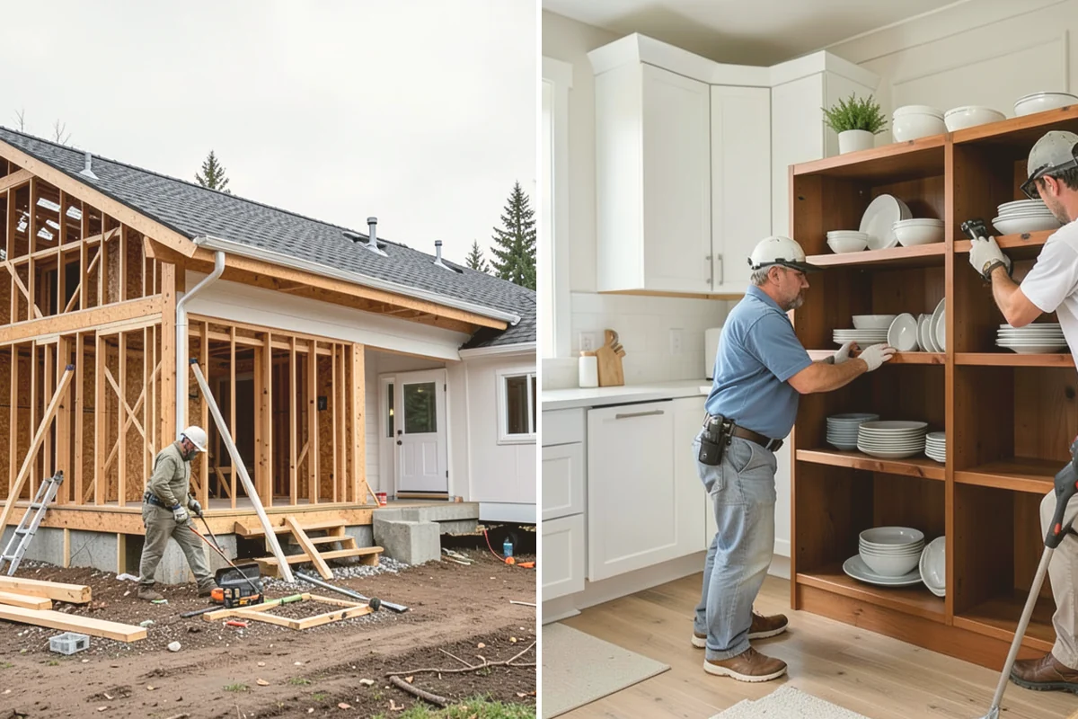 Scullery Construction in Edmonds, Snohomish County, WA - Plan the scullery layout and utilities