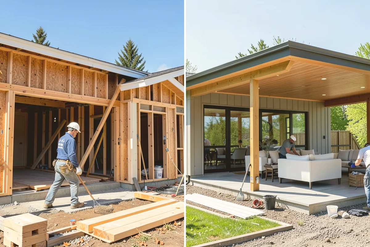 Scullery Construction in Fife, Pierce County, WA - Plan the scullery layout and utilities