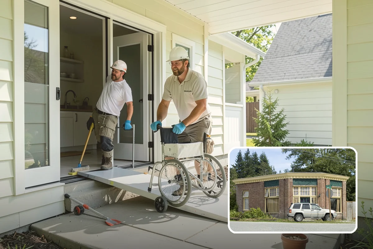 Scullery Construction in Hamilton, Skagit County, WA - Messy prep and cleanup kept out of sight