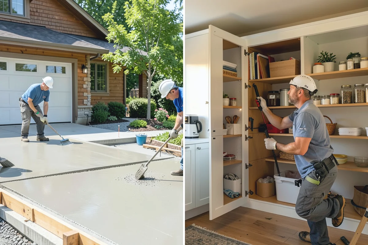 Scullery Construction in Hamilton, Skagit County, WA - Plan the scullery layout and utilities