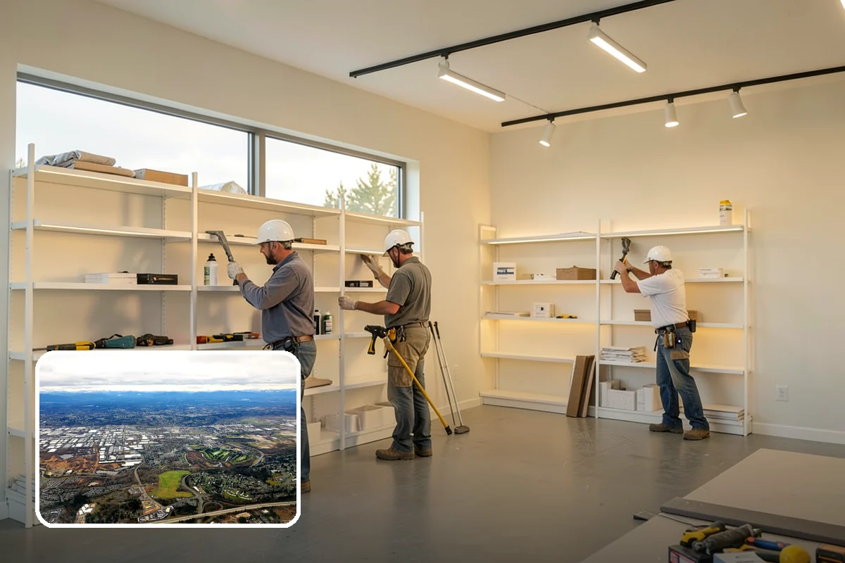 Scullery Construction in Kent, King County, WA - Messy prep and cleanup kept out of sight
