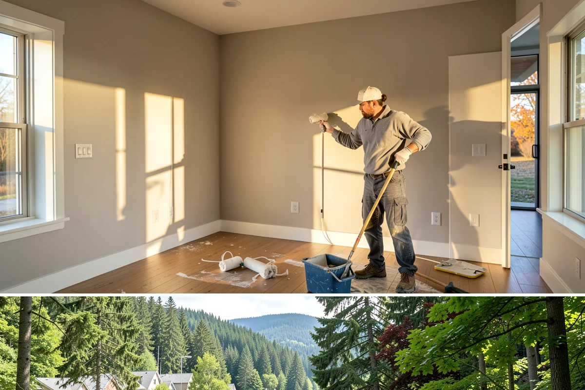 Scullery Construction in Lake Forest Park, King County, WA - A scullery build involving utilities is best scheduled in drier months alongside a broader project.