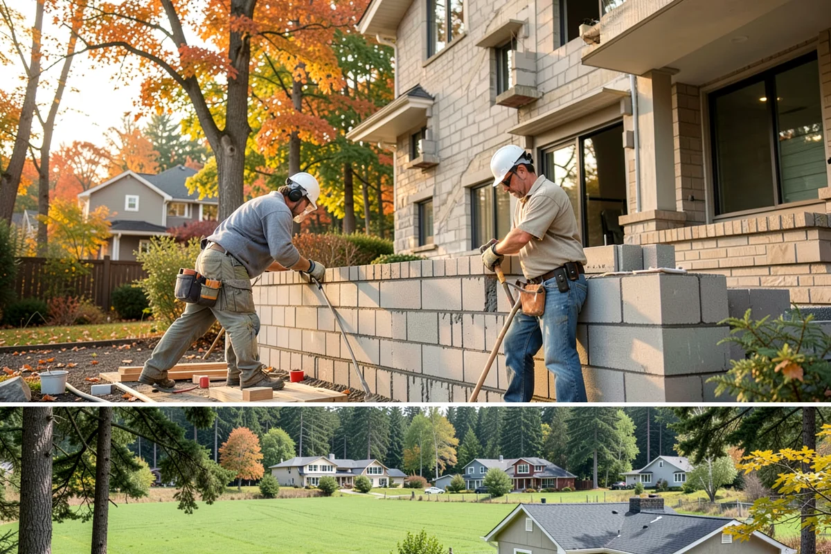 Scullery Construction in Lyman, Skagit County, WA - A scullery build involving utilities is best scheduled in drier months alongside a broader project.