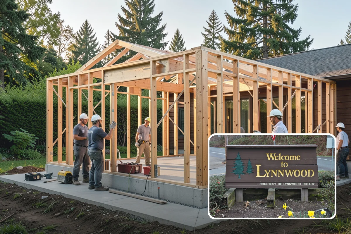Scullery Construction in Lynnwood, Snohomish County, WA - Messy prep and cleanup kept out of sight