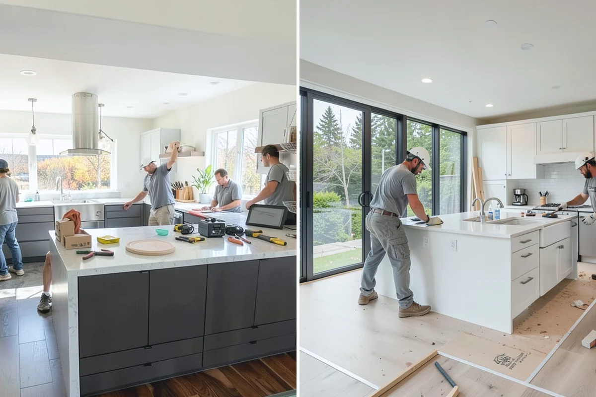 Scullery Construction in Marysville, Snohomish County, WA - Plan the scullery layout and utilities