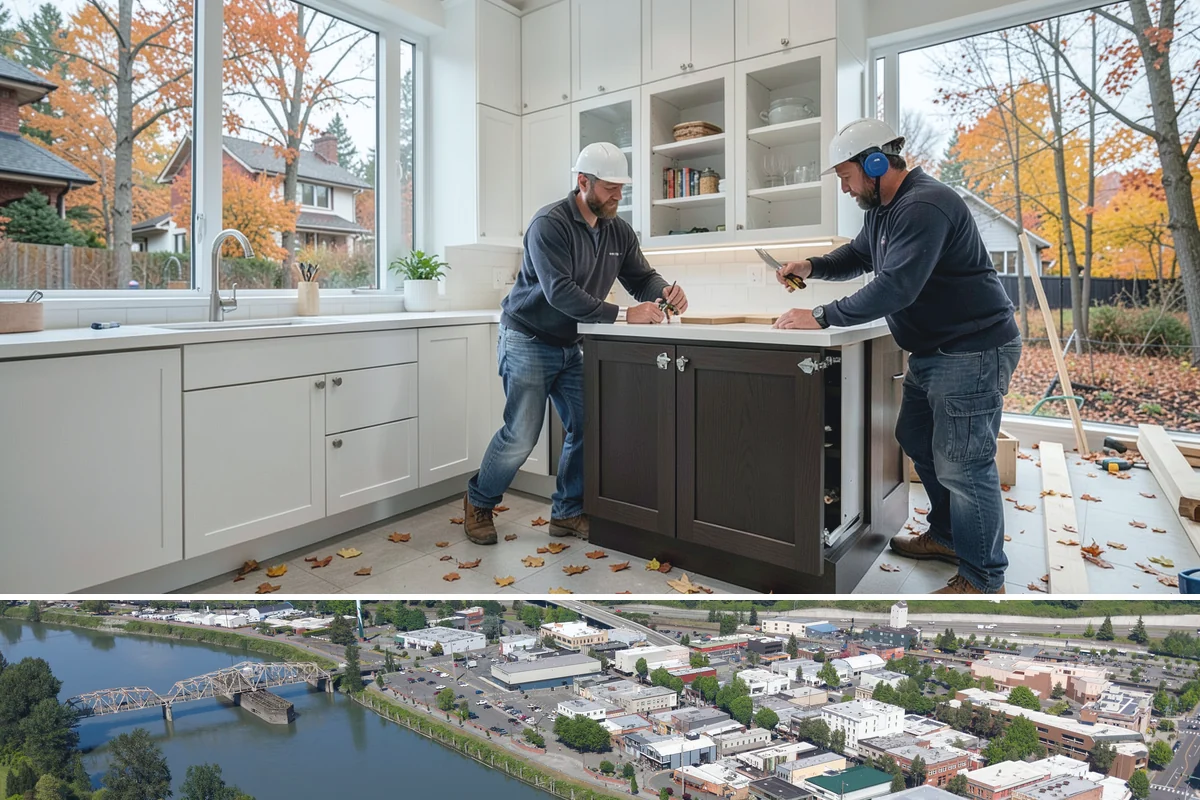 Scullery Construction in Mount Vernon, Skagit County, WA - A scullery build involving utilities is best scheduled in drier months alongside a broader project.