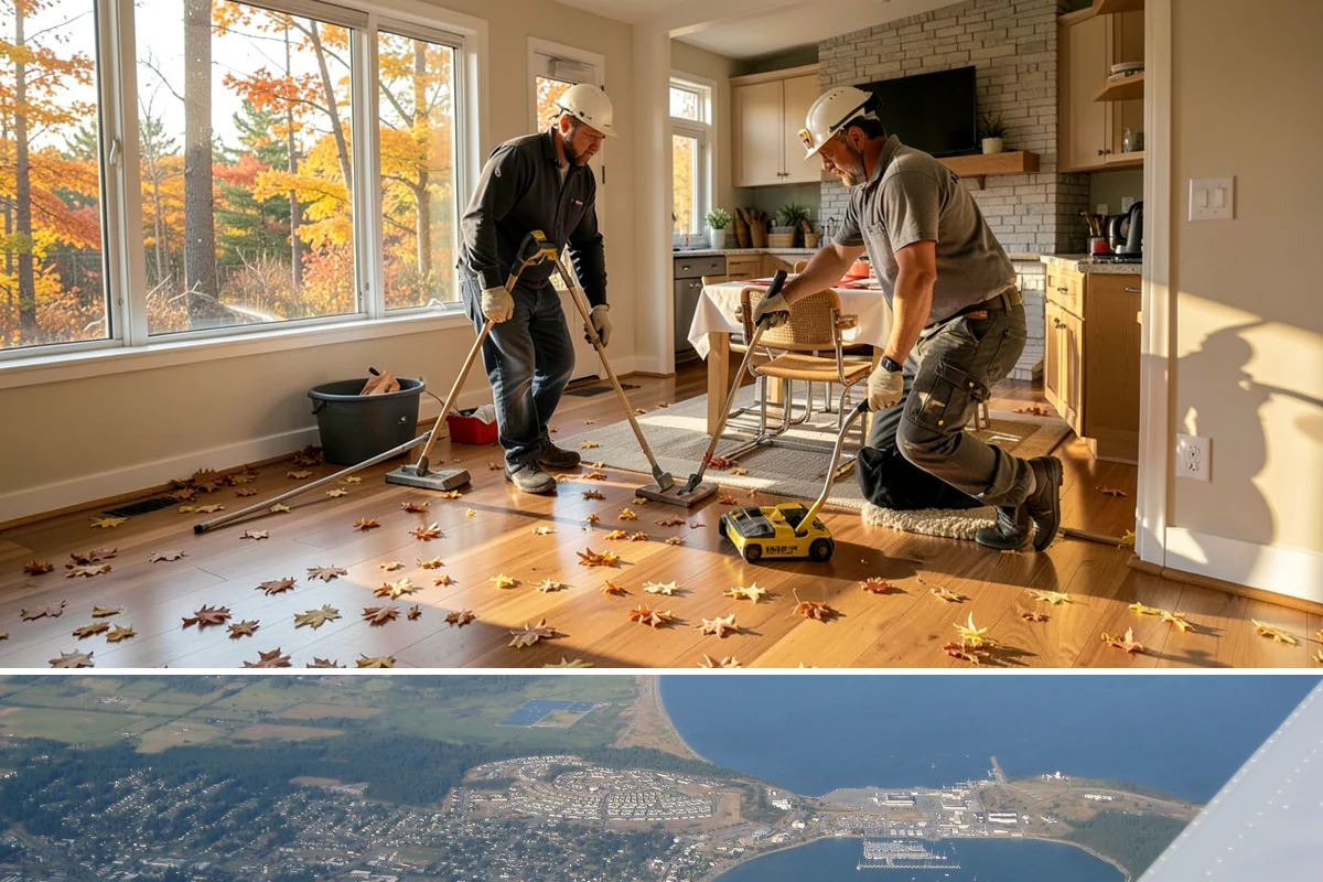 Scullery Construction in Oak Harbor, Island County, WA - A scullery build involving utilities is best scheduled in drier months alongside a broader project.