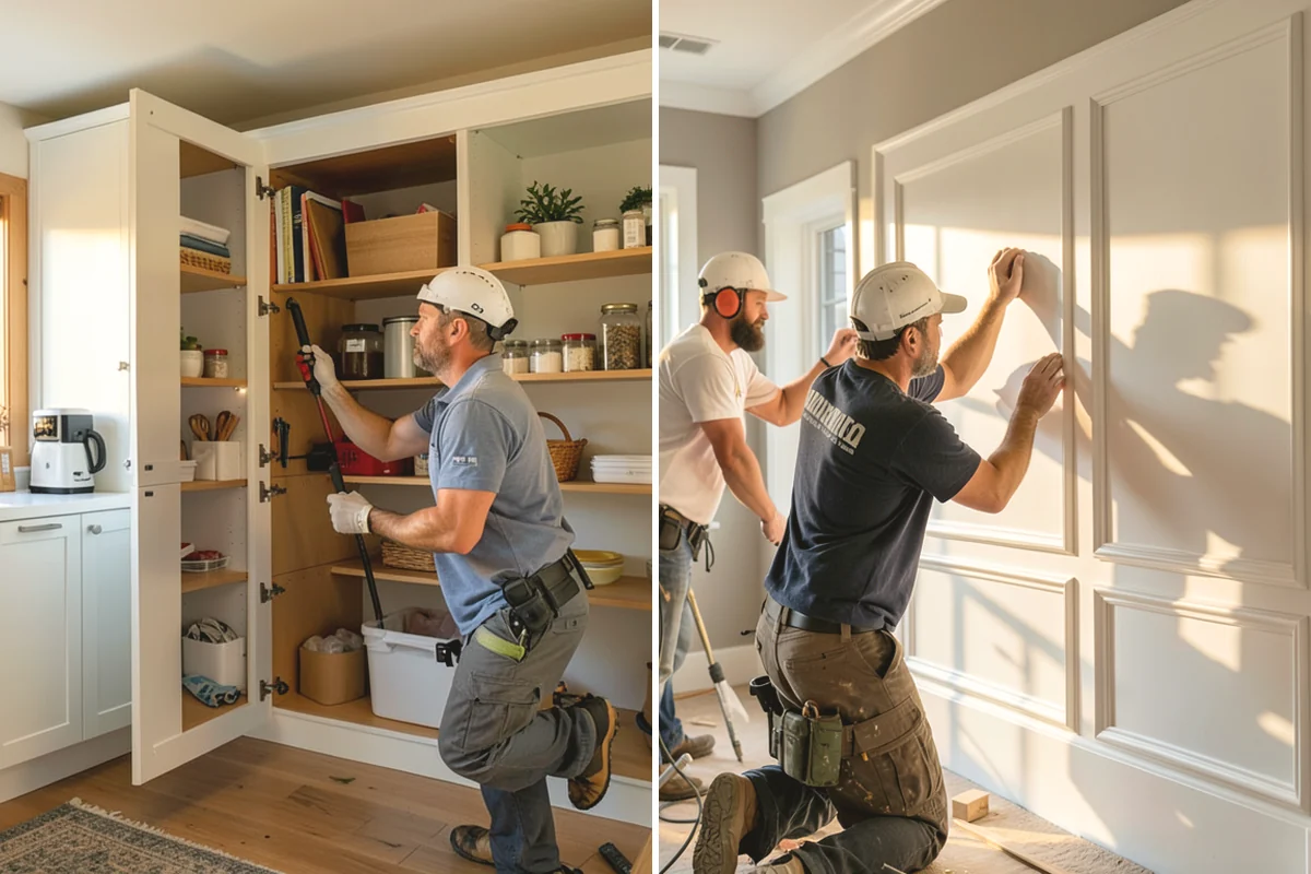 Scullery Construction in Ruston, Pierce County, WA - Plan the scullery layout and utilities