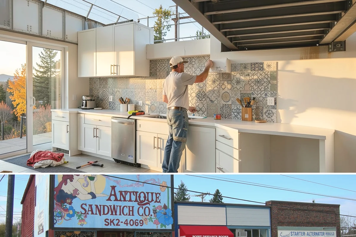 Scullery Construction in Ruston, Pierce County, WA - A scullery build involving utilities is best scheduled in drier months alongside a broader project.