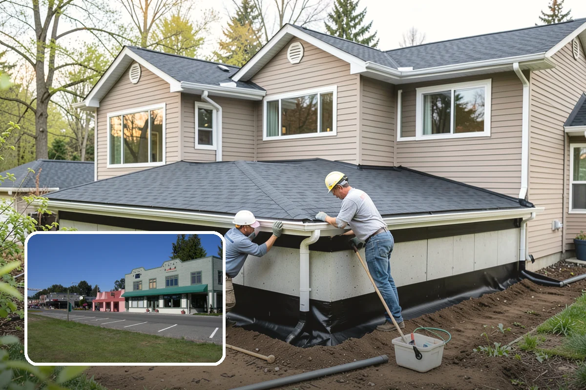 Scullery Construction in Snoqualmie, King County, WA - Messy prep and cleanup kept out of sight