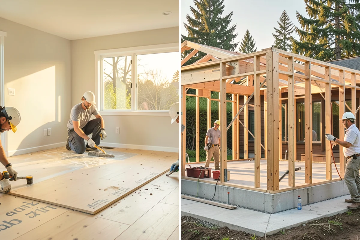 Scullery Construction in University Place, Pierce County, WA - Plan the scullery layout and utilities