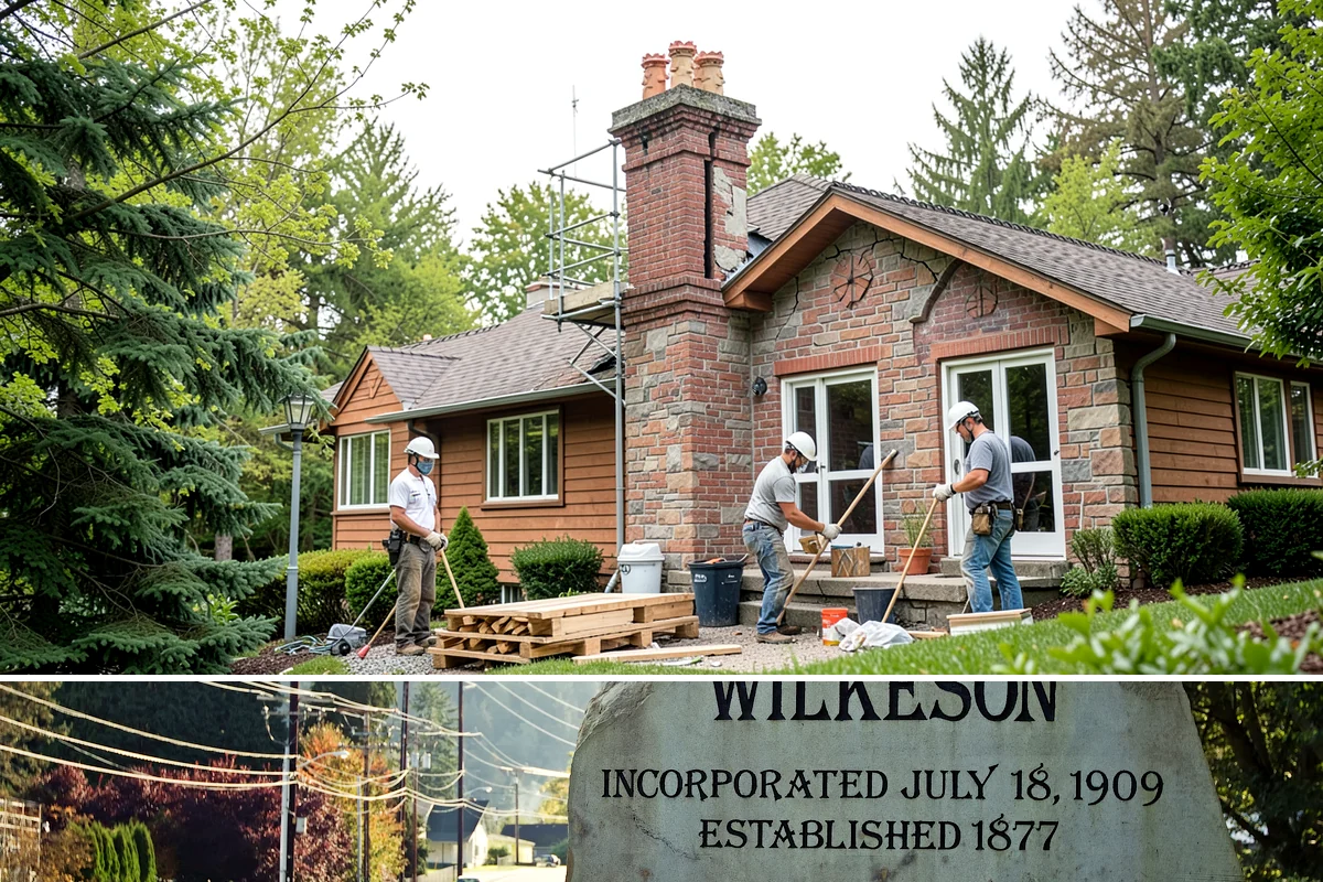 Scullery Construction in Wilkeson, Pierce County, WA - A scullery build involving utilities is best scheduled in drier months alongside a broader project.