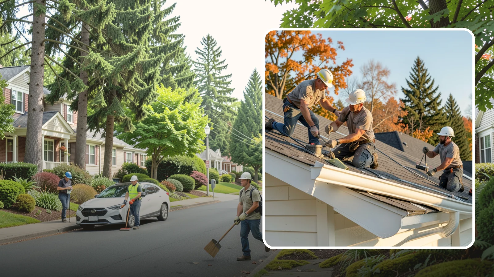 Seamless Gutter Installation in Beaux Arts Village, King County, WA - We fabricate and install seamless gutters on-site to minimize leaks along your roofline.