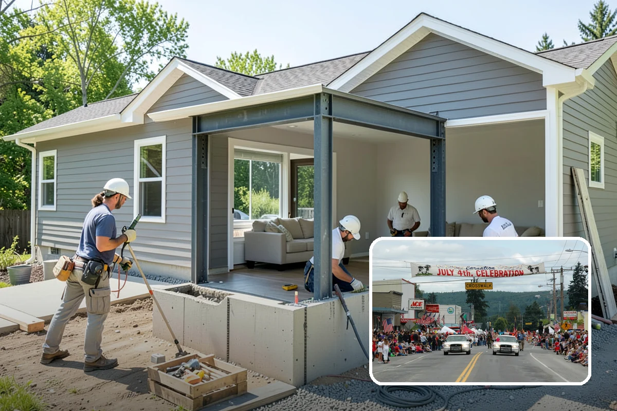 Seamless Gutter Installation in Carnation, King County, WA - Far fewer joints that can leak or clog