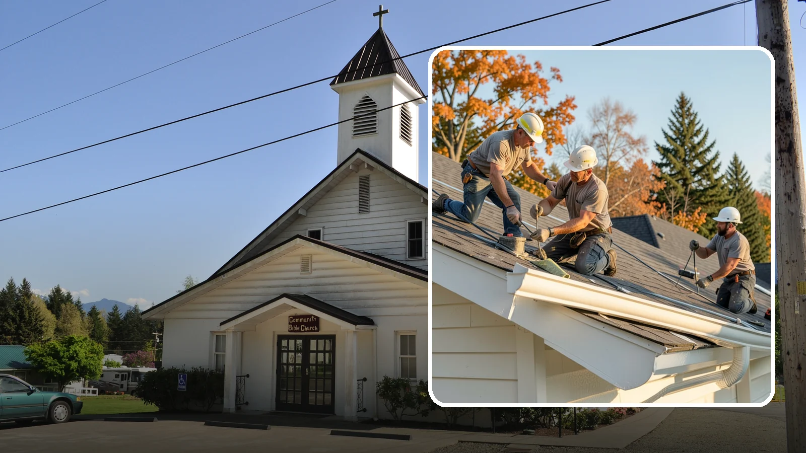 Seamless Gutter Installation in Concrete, Skagit County, WA - We fabricate and install seamless gutters on-site to minimize leaks along your roofline.
