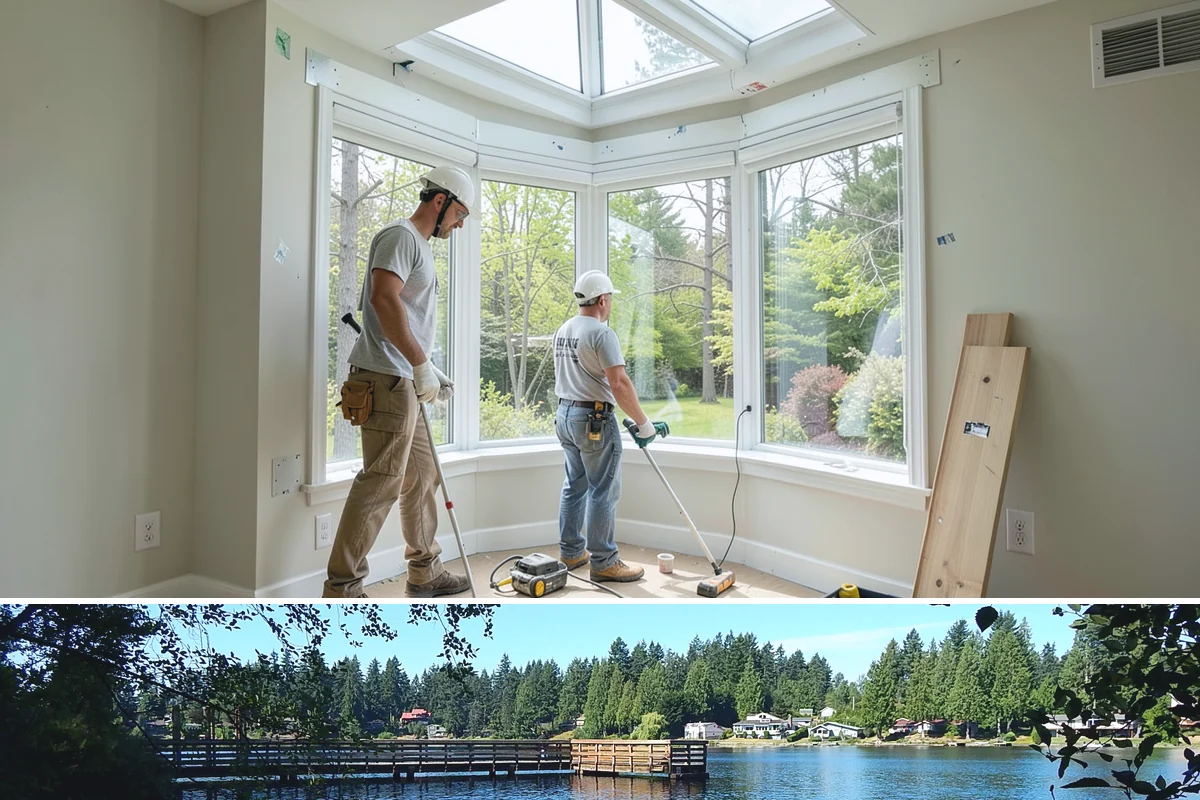 Seamless Gutter Installation in Federal Way, King County, WA - We install seamless gutters year-round, favoring drier days so sealants at corners cure properly.