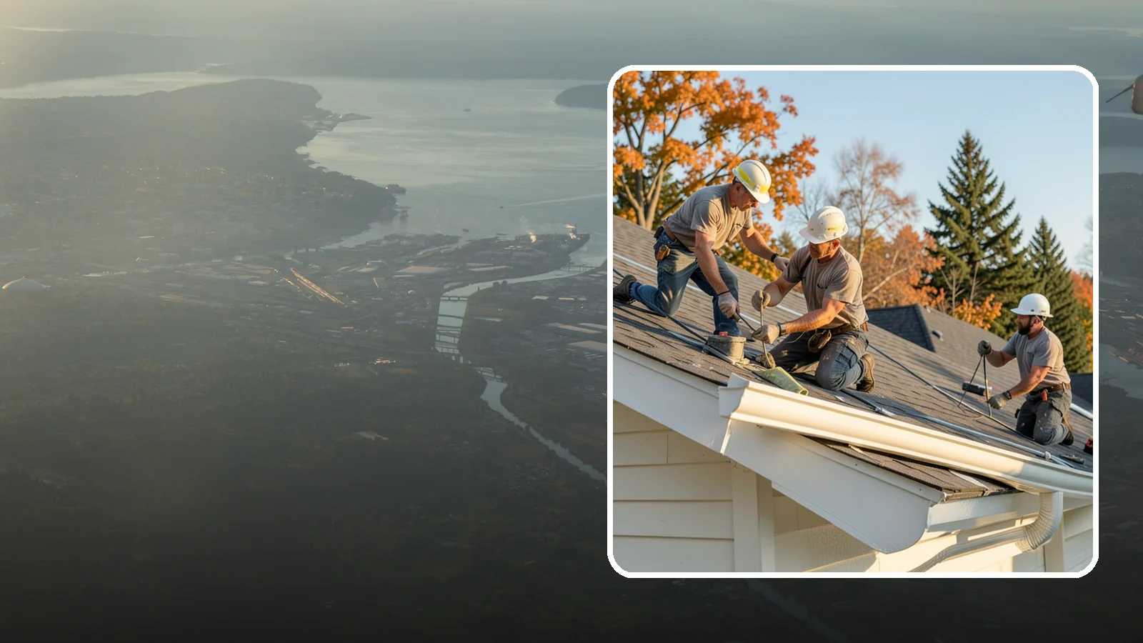 Seamless Gutter Installation in Fife, Pierce County, WA - We fabricate and install seamless gutters on-site to minimize leaks along your roofline.