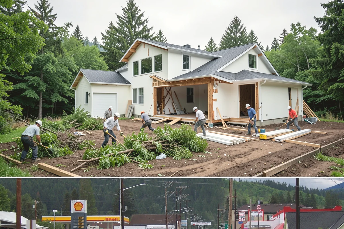 Seamless Gutter Installation in Granite Falls, Snohomish County, WA - We install seamless gutters year-round, favoring drier days so sealants at corners cure properly.